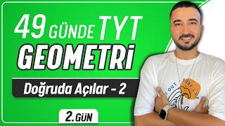 Doğruda Açılar 2  49 Günde TYT Geometri Kampı 2Gün  Rehber Matematik [upl. by Atener]