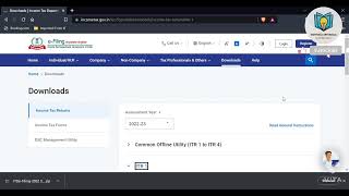 ITR Filing AY 202223 in tamil  ITR Utility  Income tax return in tamil  ITR 1 and ITR 4 [upl. by Arerrac218]