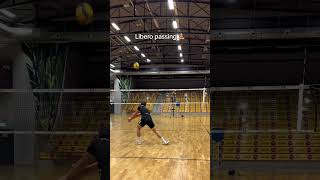 Middle vs Libero passing 120kmh serves [upl. by Nolana]