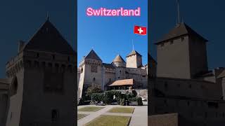 Swiss Castle Chateau de Chillon Montreux Switzerland travelvlog [upl. by Mullen]