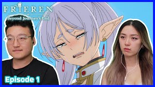 THIS ANIME IS BEAUTIFUL ♥🥺  Frieren Beyond Journeys End Episode 1 Couples Reaction amp Discussion [upl. by Botti]