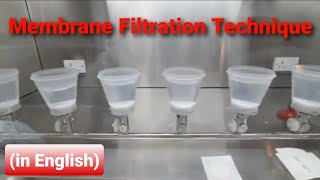 Membrane Filtration Method in Microbiology for Water Testing in English [upl. by Ruomyes]