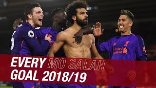 Every Mo Salah goal from the 201819 season  Chelsea screamer CL Final penalty and more [upl. by Tterrej]