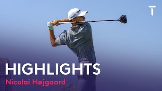 Nicolai Højgaards Round 3 Highlights  2022 Ras Al Khaimah Championship [upl. by Adnale]