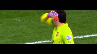 David Ospina Arsenal v Everton 01032015 [upl. by Jobie]