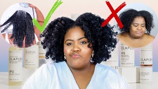 DONT WASTE MONEY I Was WRONG about OLAPLEX on Type 4 Natural Hair  Honest Review of Olaplex 09 [upl. by Ainyt]