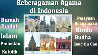 Mengenal Keragaman Agama di Indonesia  Bahasa Indonesia  Sekolah Dasar [upl. by Marcello855]