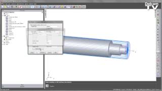 Tailstock Support  FeatureCAM 2014 [upl. by Garner241]