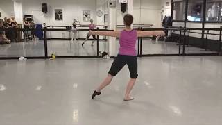 Soussous Piqué amp RelevéPassé ballet class tutorial beginner [upl. by Rednave]