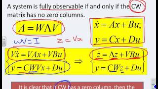 State space analysis 6  observability [upl. by Reste]