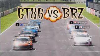 GT86 vs BRZ Battle ft Hisayon [upl. by Redan]