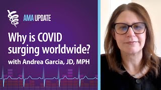 COVID surge 2024 Wegovy side effect study and using AI in medicine with Andrea Garcia JD MPH [upl. by Schonfield]