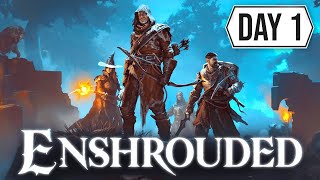 Enshrouded Gameplay – RPG Survival Game – Part 1 Walkthrough Guide Review [upl. by Robson673]