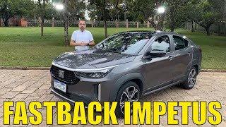 Avaliação Fiat Fastback Impetus  Versão mais completa com motor T200 [upl. by Hayyim]