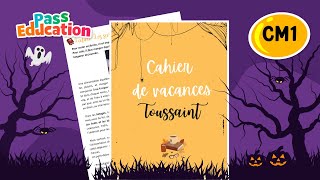 Cahier de vacances gratuit niveau CM1 pour les fêtes de la Toussaint [upl. by Tonia]