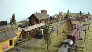 HO Scale Model Train Layout  Santa Fe in Texas [upl. by Nachison]