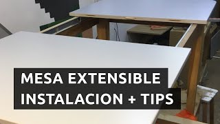 Como hacer una mesa extensible [upl. by Sup]