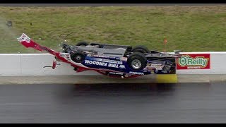 NHRA Shane Grays wild ride at zMAX Dragway [upl. by Nylahsoj]