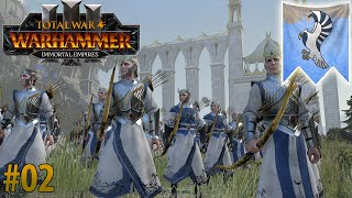 Total War Warhammer 3 💎 Lets Play 02 💎 Hochelfen Yvresse [upl. by Nesnaj773]