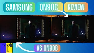 Samsung Neo QLED QN90C Mini LED 2023 Review  Side By Side Comparison VS QN90B [upl. by Nylodnewg]