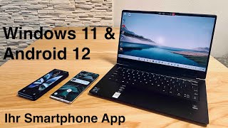 Windows 11 Folge 4 Your Phone App  deutsch [upl. by Eiclehc]