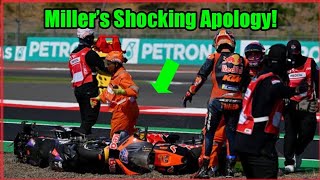 Jack Miller Apologizes for Crash I Made a Mistake Trying to Manage Too Much [upl. by Marilin491]