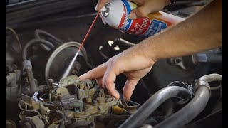 How To Clean A Car Carburetor Without Removing It [upl. by Ammamaria]