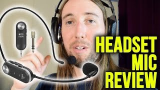 Tonor Wireless Headset Mic Review [upl. by Brennan]