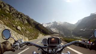 Grimsel Pass Südseite Highlights Honda GL 1500 F6C Valkyrie [upl. by Wells]