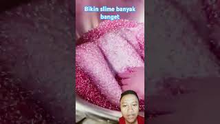 Bikin slime banyak banget slime slimerestock oddlysatisfying slimeasmr slimevideo satisfying [upl. by Eicrad]