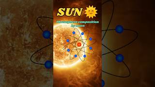 The Sun 🌞  Photosphere composition by mass shorts sun solarsystem space [upl. by Maidie]