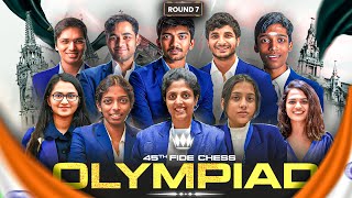 Chess Olympiad 2024 Round 7  India vs China Open India vs Georgia Women [upl. by Ydissahc783]