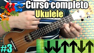 Curso completo ukulele Más rasgueos Pop y reggae y progresiones de acordes [upl. by Nessa]