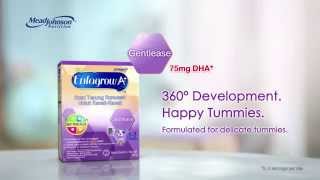 Enfagrow A Gentlease 360º Development Happy Tummies Video [upl. by Mcnelly]