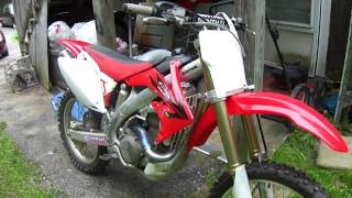 2006 CRF450R cold start [upl. by Casar775]