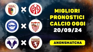 I migliori pronostici e consigli per le scommesse sul calcio di oggi Alaves Siviglia Verona Torino [upl. by Anait]