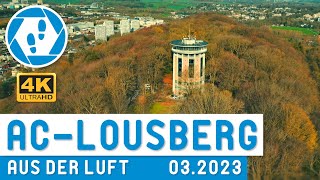 Aachen Lousberg aus der Luft  Drehturm Belvedere 🇩🇪  4K  Drone Flight  AIX WALKER 032023 [upl. by Ruthy]