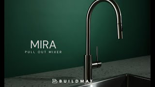 Buildmat Mira Brushed Nickel Pull Out Mixer [upl. by Lauritz]