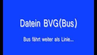 Datein BVG Bus Bus fährt weiter als Linie [upl. by Annasus]