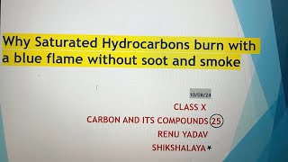 Combustion of Saturated Hydrocarbons [upl. by Candide]