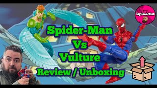 Marvel Legends Spiderman amp Vulture Animated Series 2 Pack Review amp Unboxing [upl. by Ainotal704]