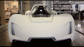 First 3D Printed Supercar  A New Way To Build Cars [upl. by Ashleigh]