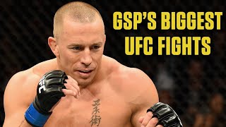 The biggest fights in Georges StPierre’s UFC career  ESPN MMA [upl. by Bridge790]