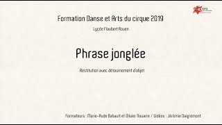 Phrase jonglée  restitution et détournement dobjets [upl. by Ponce]