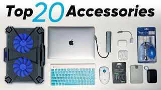 Best Accessories for Macbook Air M1  M2  M3 amp Macbook Pro  Top 20 Macbook Accessories India [upl. by Lavery]