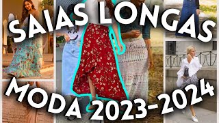 🔴Essas SAIAS LONGAS estão na MODA E VÃO BOMBAR EM 2024  Maga Moda [upl. by Burns]