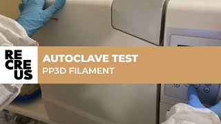 POLYPROPYLENE FILAMENT PP3D AUTOCLAVABLE  AUTOCLAVE TEST [upl. by Corel]