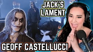 Geoff Castellucci  Jack’s Lament  Opera Singer Reacts [upl. by Jovitah]