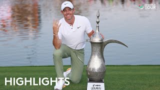 Rory McIlroy Final Round Highlights  2024 Hero Dubai Desert Classic [upl. by Ansela]