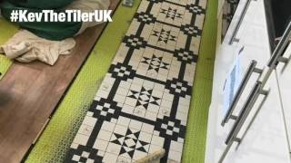 How to lay Victorian Floor Tiles [upl. by Shandie59]